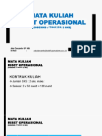Pendahuluan - Riset Operasional PDF