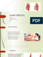 Sarcopenia: pérdida masa muscular envejecimiento