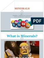 Minerals: By: Andrea Verencia Naftali Vita Zuhfatul Maula