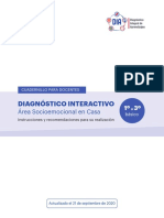 Cuadernillo Docentes Diagnostico Socioemocional en Casa 3 BASICO PDF