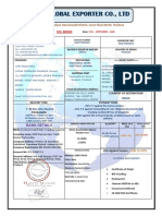 P.W Global Exporter Co., LTD: Bank Details