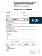 Format Rapor Dinas