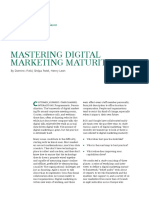 Mastering Digital Marketing Maturity: by Dominic Field, Shilpa Patel, Henry Leon