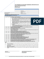 Checklist Informe de Tasación Comercial CCH D.S. N°10