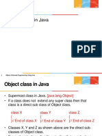 Topics: Object Class in Java