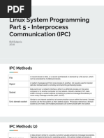 Linux System Programming Part 5 - Interprocess Communication (IPC)