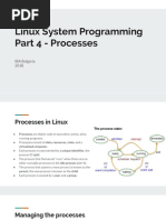 Linux System Programming Part 4 - Processes: IBA Bulgaria 2018