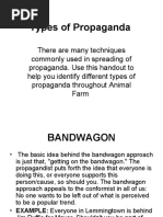 Types of Propaganda