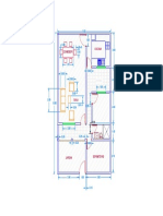 Floor plan layout with room dimensions