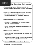 5.1 Javascript Execution Environment: Window