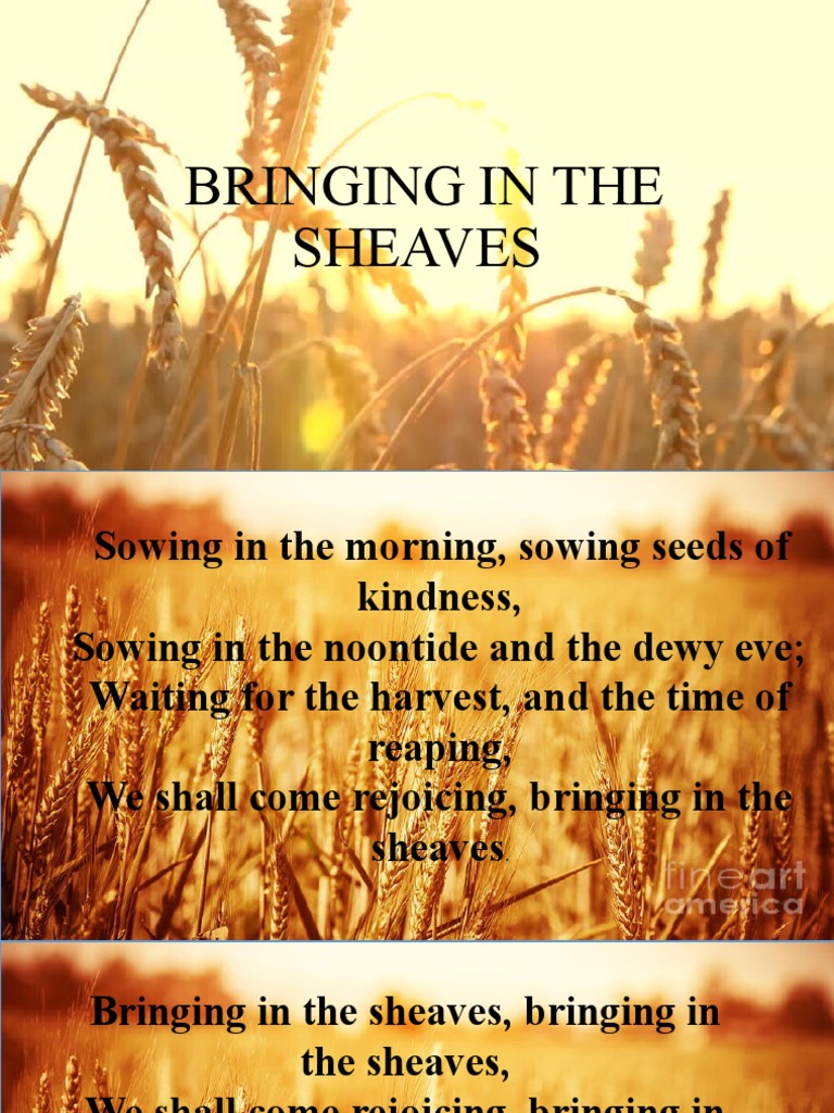 Bringing in The Sheaves PDF