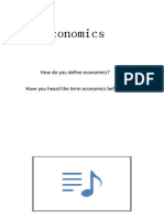 Economics: How Do You Define Economics?