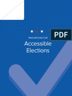 Accessible Elections: Innovations For