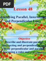 Lesson 48 Identifying Parallel Intersecting and Perpendicular Lines 1