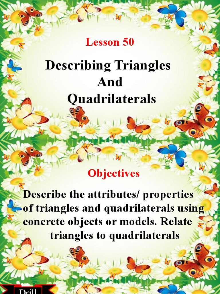 Properties of Triangles and Quadrilaterals | PDF | Triangle ...