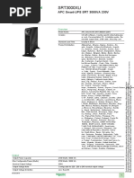 SRT3000XLI: Product Data Sheet