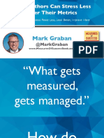How Authors Can Stress Less Over Their Metrics: Mark Graban