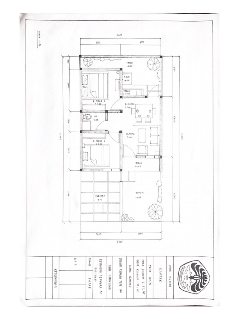 Denah Gambar Teknik | PDF