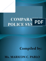 COMPARATIVE POLICE SYSTEMS AROUND THE WORLD