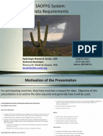 SAOFFG System: Data Requirements: Hydrologic Research Center, USA Technical Developer