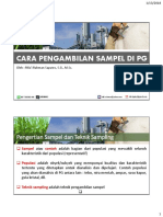 CARA SAMPLING DI PG