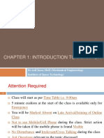 Chapter 1: Introduction To Vibration: DR Asif Israr, Hod (Mechanical Engineering) Institute of Space Technology