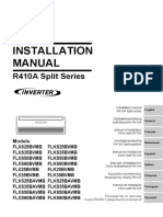 Installation Manual: R410A Split Series