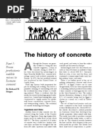 The History of Concrete: From Prehistoric Rubble Mixes To Roman Cement