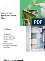 Environmental Reporting of Plastics and Synthetic Textile Fibre