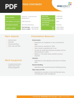 Electrical - Consumer Unit Method Statment