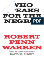 Penn Warren, David W. Blight - Who Speaks For The Negro - Yale University Press (2014)