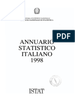Annuario Statistico Italiano 1998