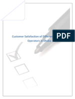 Customer Satisfaction of Different Mobile Operators in Dhaka PDF