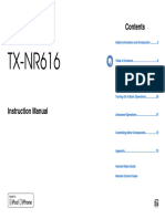 Onkyo TX nr616 Manual de Usuario PDF