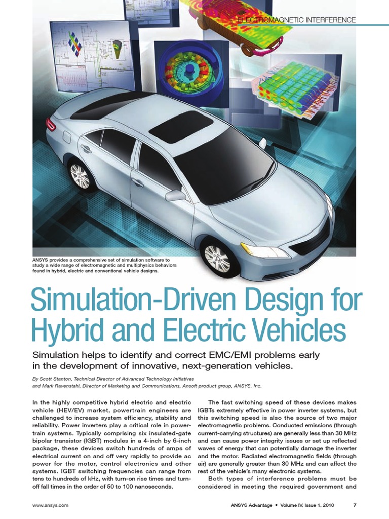 Simulation-Driven Design For Hybrid and Electric Vehicles | PDF ...