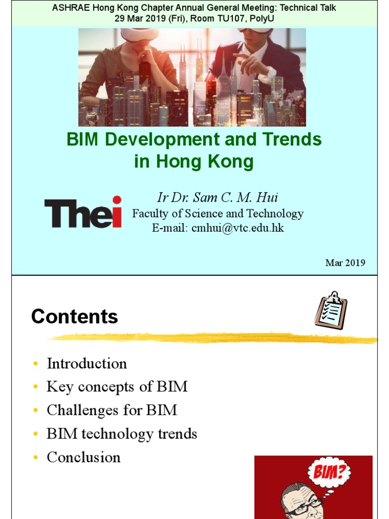 BIM Development Trends in Hong Kong | PDF | Building Information ...