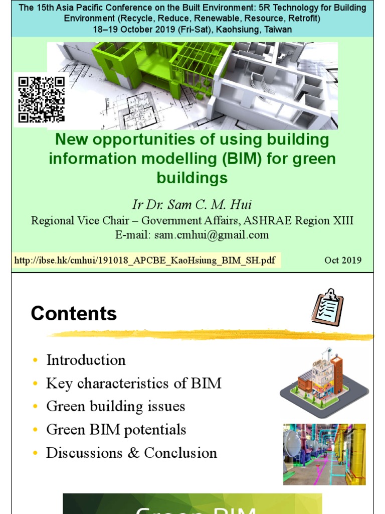 New Opportunities of Using Building Information Modelling (BIM) For ...