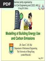 Seminar Carbon and Energy Modelling