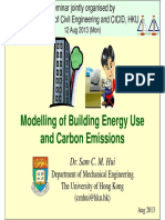 Seminar Carbon and Energy Modelling