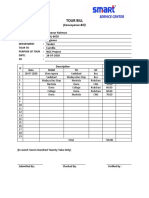 Tour Bill: Mizanur Rahman STBL-6050 Engineer Tender Cumilla NGC Project 20-07-2020