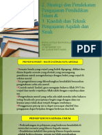 Kaedah Dan Teknik Pengajaran Aqidah Dan Sirah