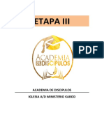 Etapa Iii Leccion 1 y 2 Academia