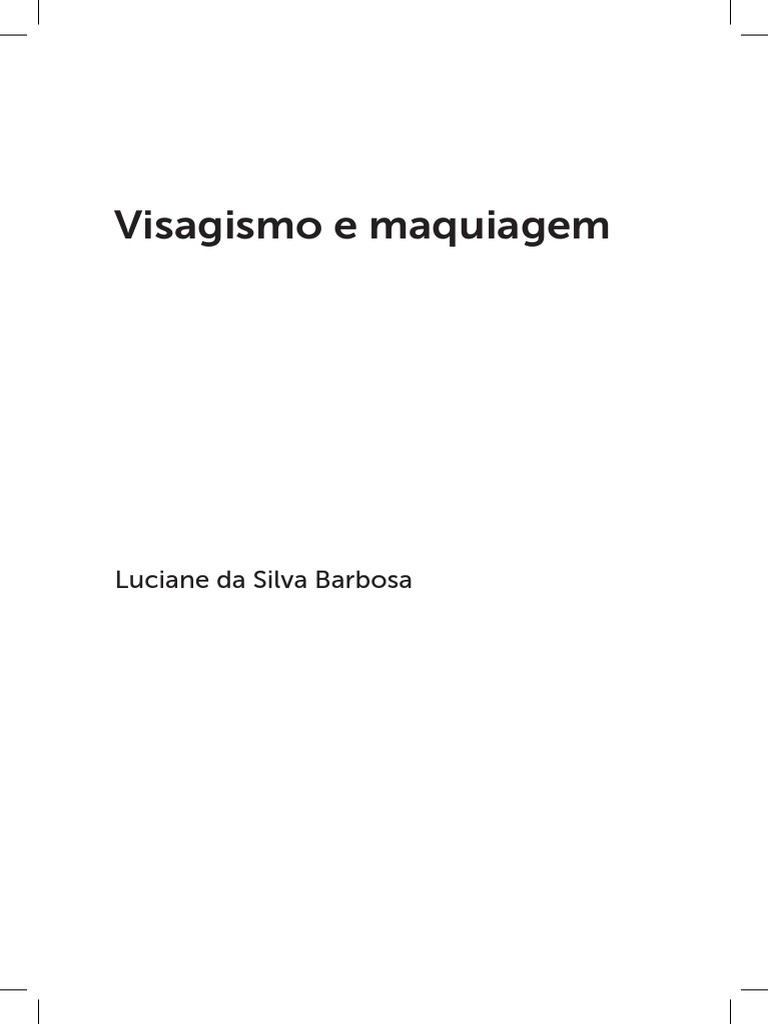 Visagismo e Maquiagem, PDF, Humano