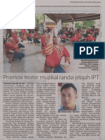 Promosi Teater Muzikal Randai Jelajah IPT PDF