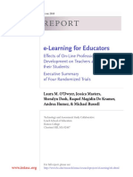 E-Learning For Educators