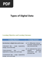 1 - Chap 3 - Types of Digital Data | PDF | Xml | Search Engine Indexing