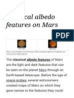 Classical Albedo Features On Mars - Wikipedia