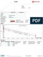 Informe OTDR de 134,94 km con 27,273 dB de pérdida