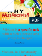 Why Missions 2 Cor 5