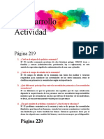 Desarrollo Actividad SOCIALES ECONOMIA